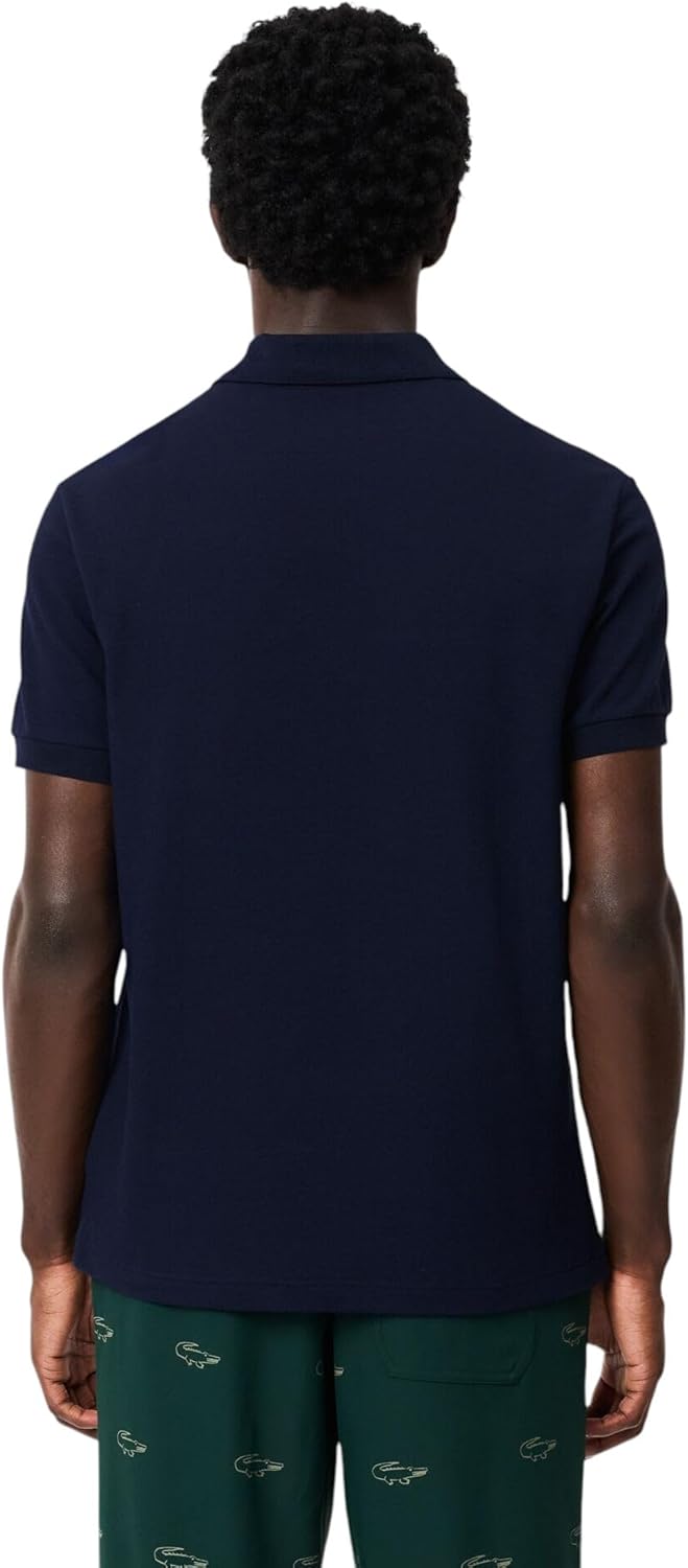 Мужская поло для гольфа Lacoste Sport Classic Fit с защитой от ультрафиолета, Navy Blue/Navy Blue — фото 3