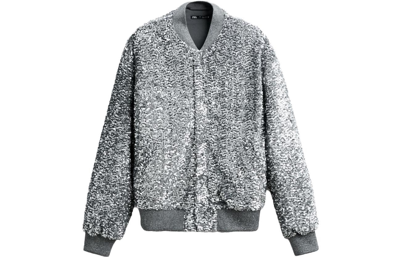 

Куртка мужская серебристая Zara, цвет Silver