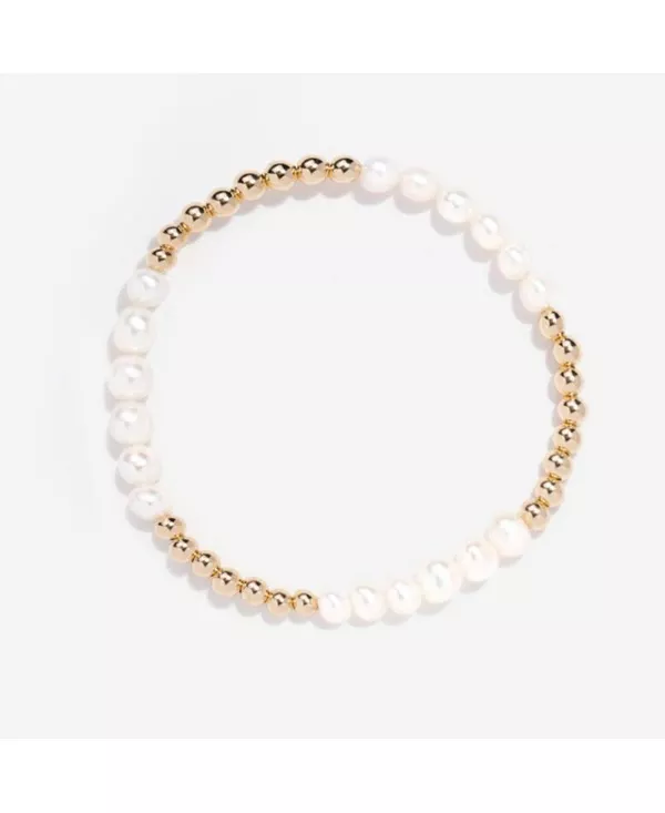 

Браслет из позолоченных жемчужных бусин 4 мм Little Sky Stone, gold