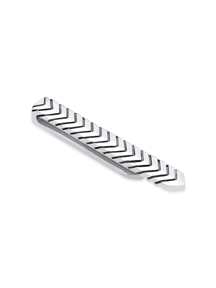 

Галстук KUZZOI, серебряный