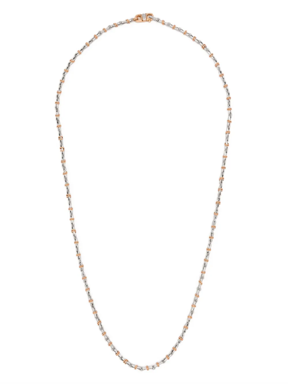 

Цепочка на шею из розового золота Zancan, серебристый