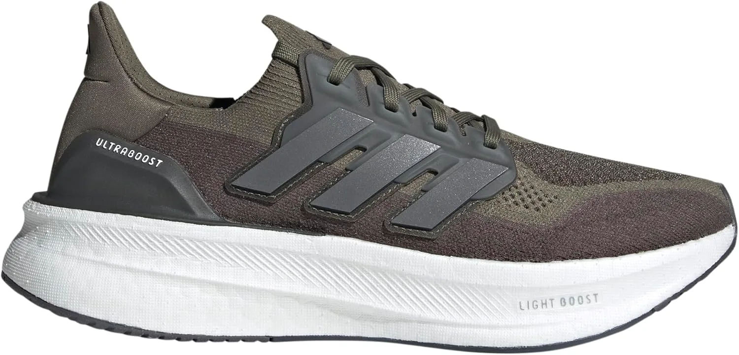 Мужские кроссовки Adidas Ultraboost 5, оливковый/металлик — фото 2