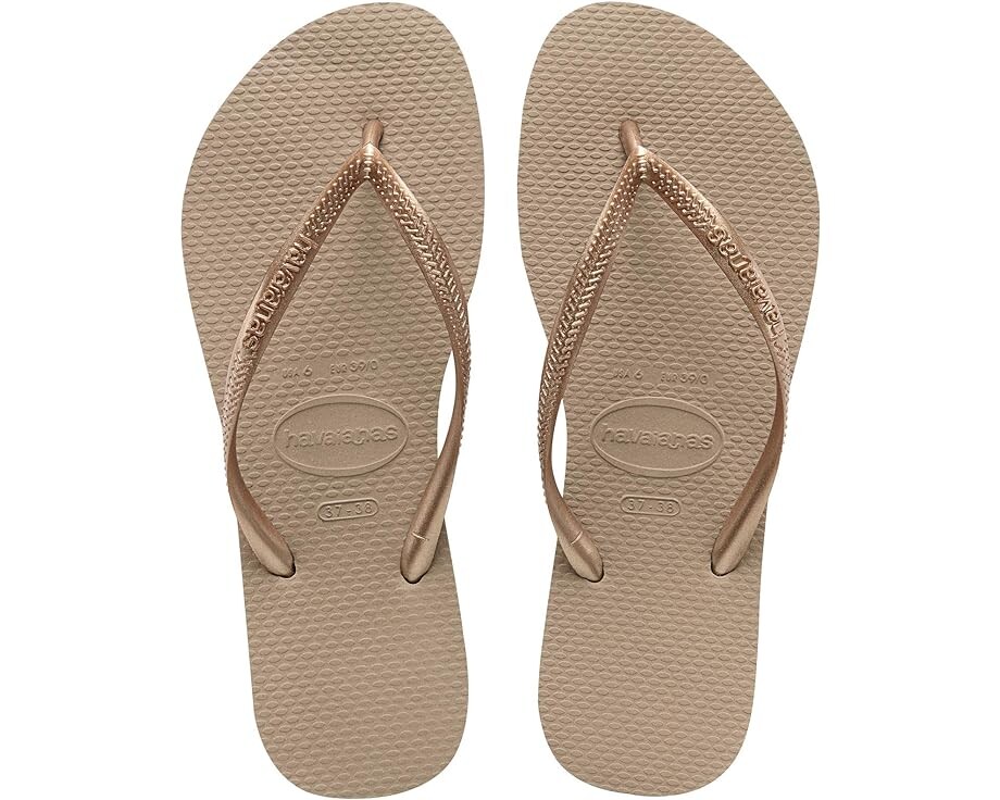 

Сандалии Havaianas Slim Flip Flop, цвет Rose Gold