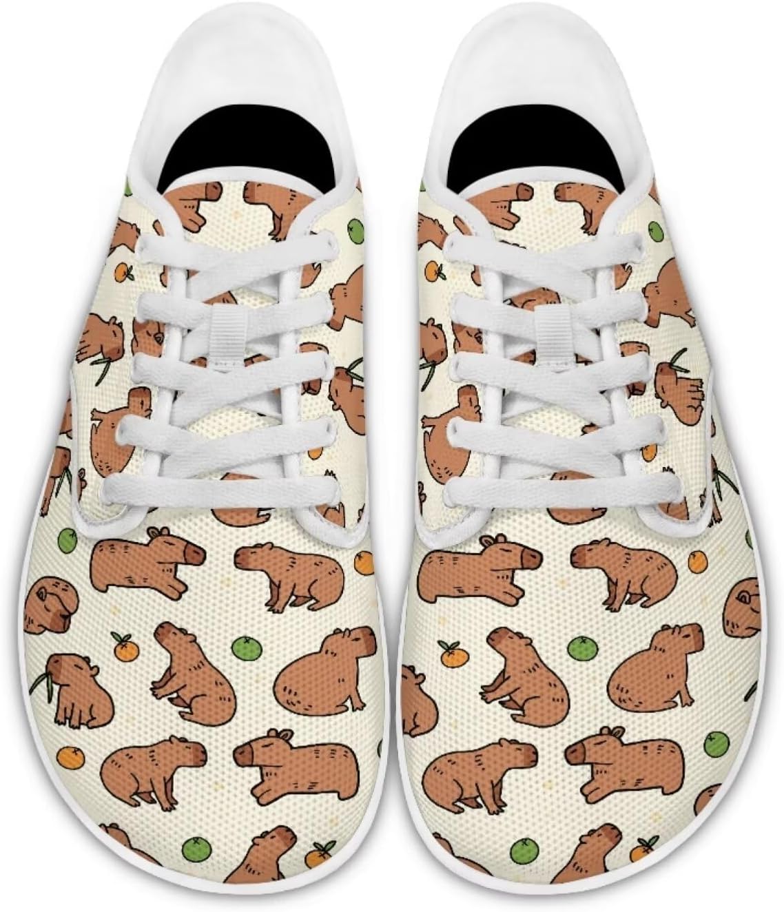 

Женские кроссовки Capybara для бега, модные туфли, прогулочные кеды, кроссовки для вождения, деловые лоферы Ecaestolph, зеленый/оранжевый/коричневый