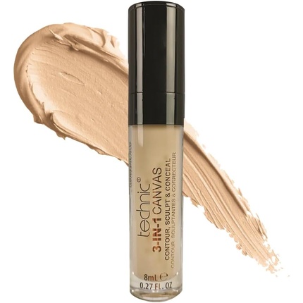

Консилер Canvas Contour Sculpt and Conceal 3-в-1, цвет слоновой кости Technic