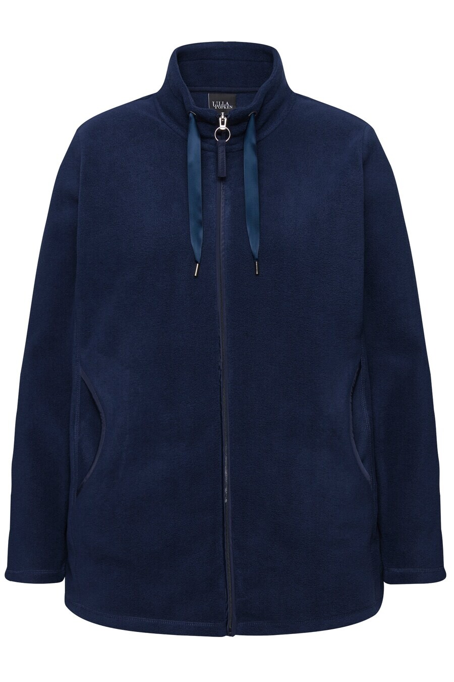 

Толстовка с капюшоном на молнии Ulla Popken Zip-Up Hoodie, ночной синий