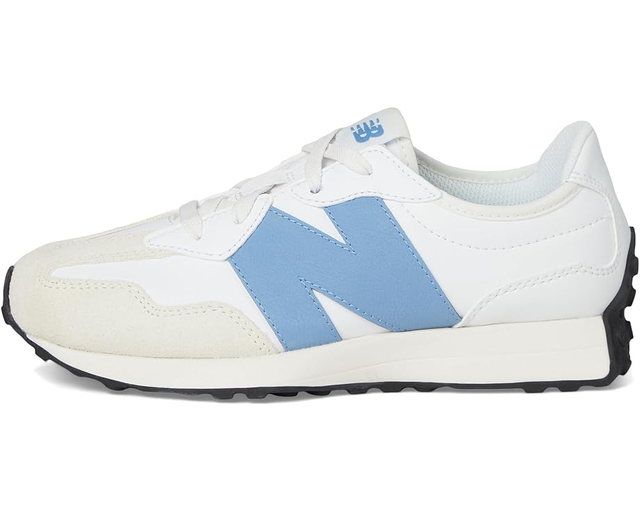 Кроссовки New Balance Kids 327, цвет White/Blue Laguna — фото 4