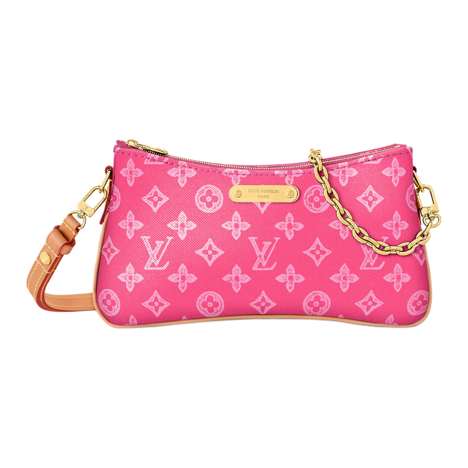 

LOUIS VUITTON Сумка через плечо из лакированного полотна для женщин, темно-розовая