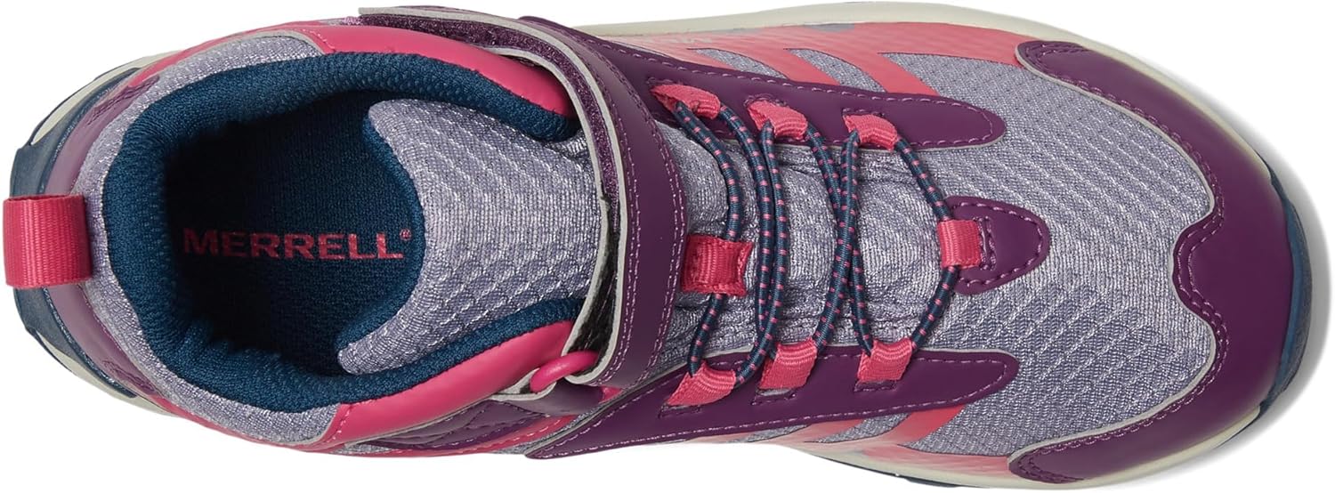 Детские водонепроницаемые кроссовки Merrell Kids Moab Speed 2 Mid A/C (для маленьких и больших детей), темно-синий — фото 2