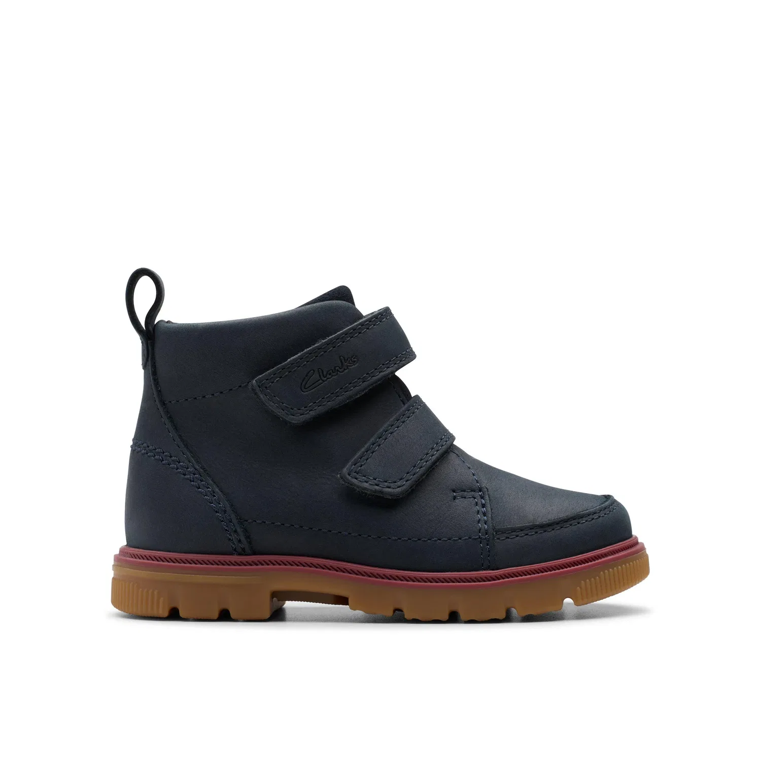 Ботинки Clarks Lorcam Hi на липучках, синие