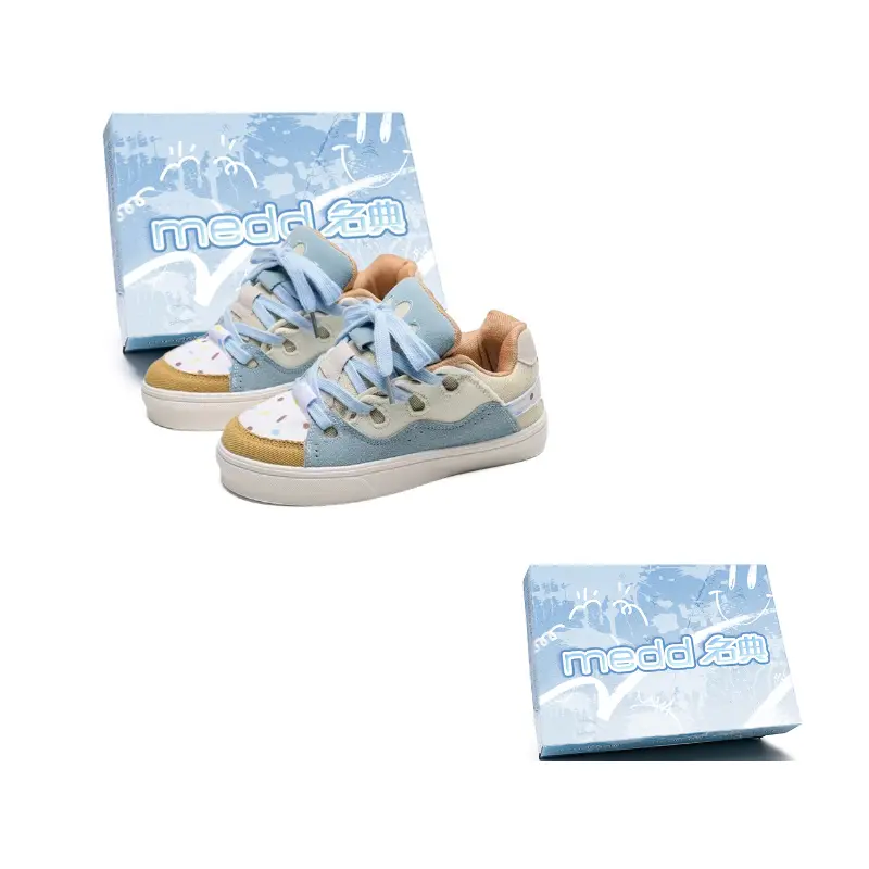 

Medd Пухлые кроссовки для скейтборда с эффектом увеличения роста низкие унисекс в коробке бежевый лунный, цвет Beige Moon