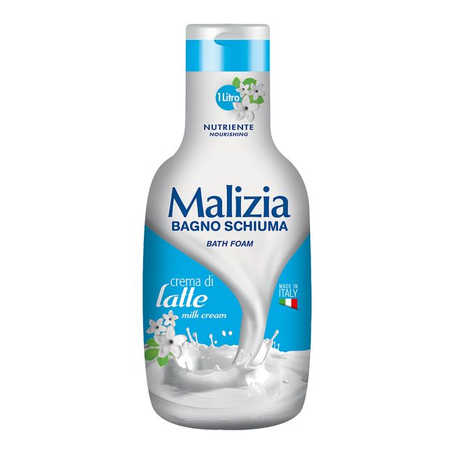 

Пена для ванны с молочным кремом Malizia, 1000 мл