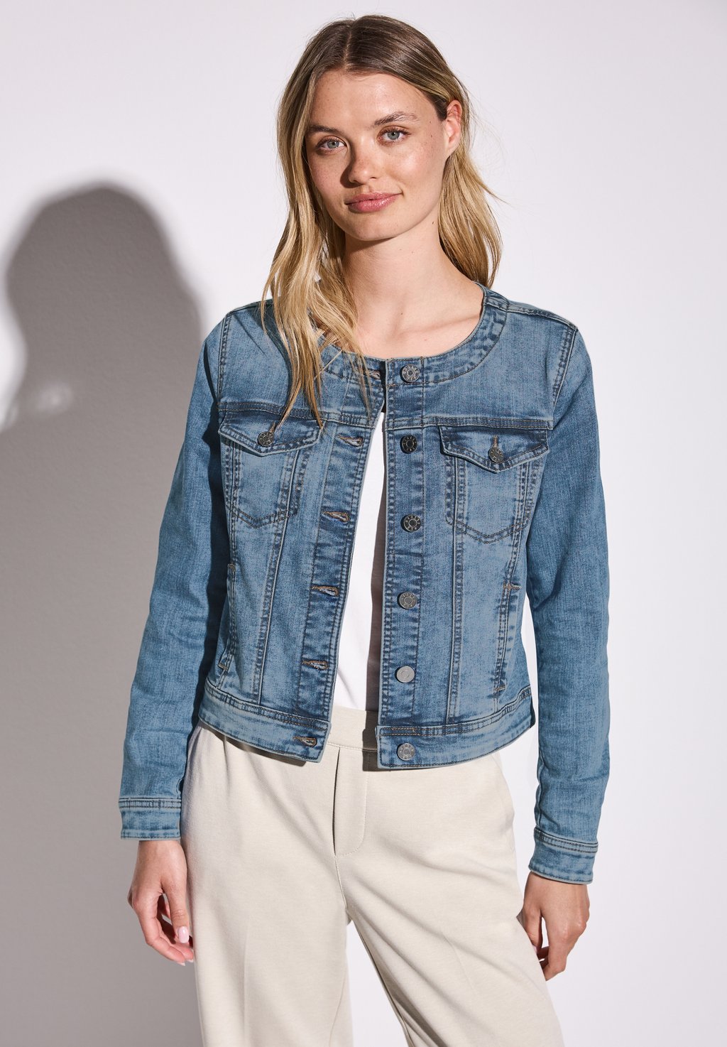 

Джинсовая куртка Street One, синий