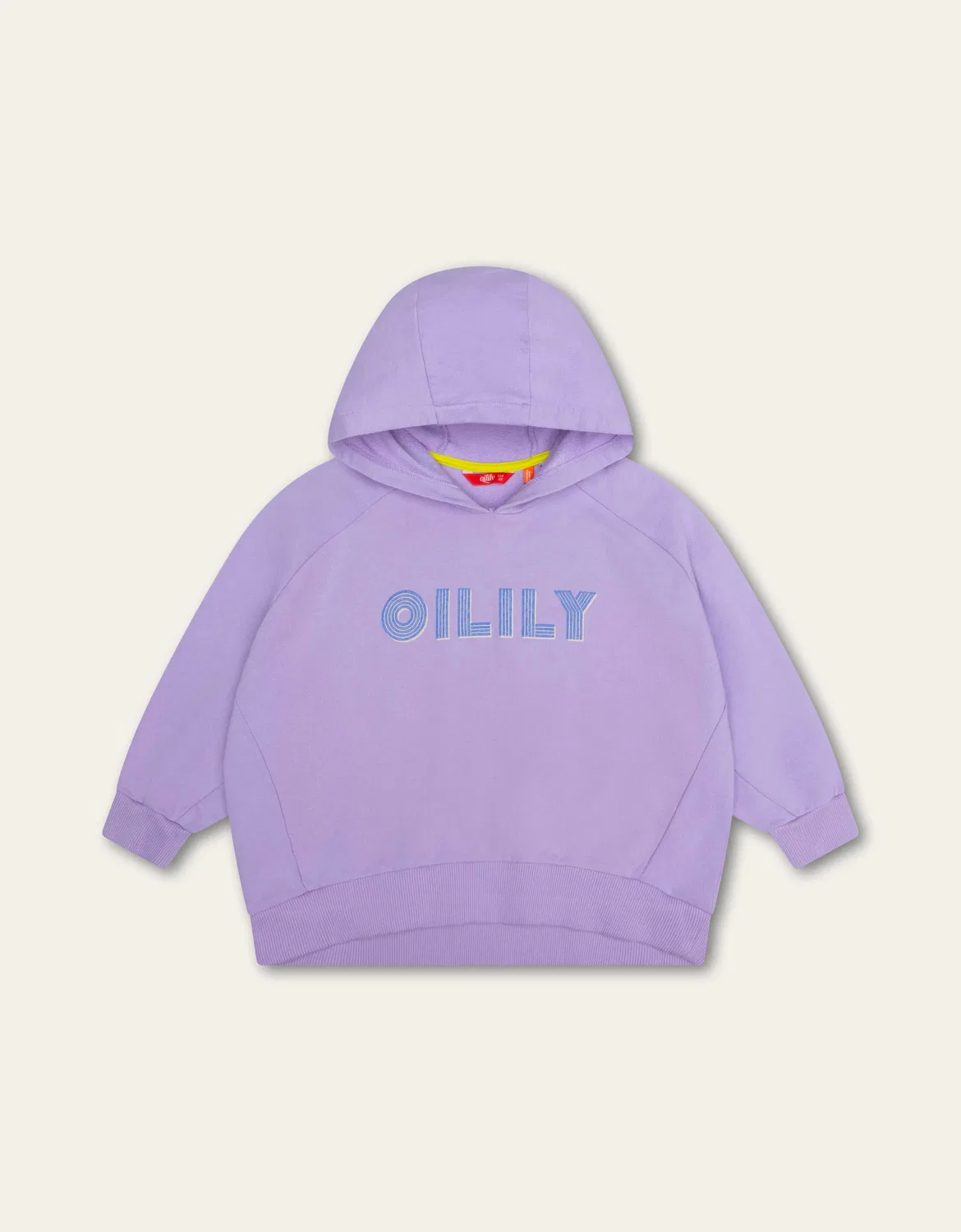 Капюшон худи из органического хлопка Oilily, лиловый