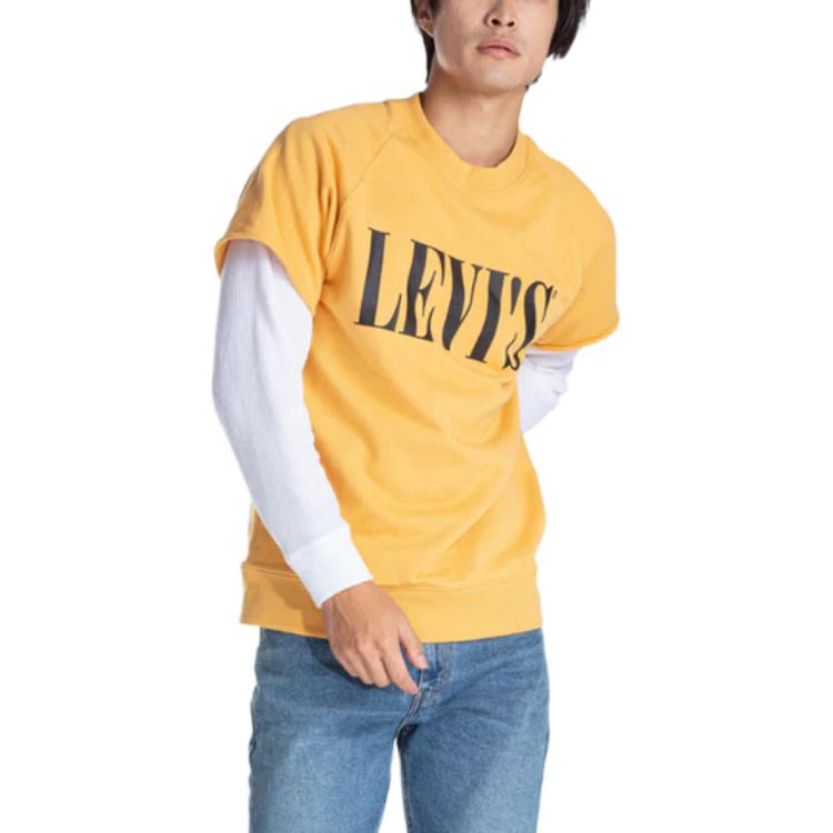 

Футболка мужская желтая Levis