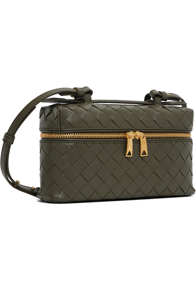 Bottega Veneta Сумка цвета хаки "банг-банг" — фото 2