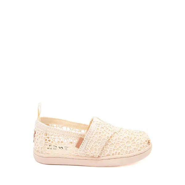 

TOMS Alpargata Повседневная обувь без шнуровки крючком – для малышей, цвет Cream