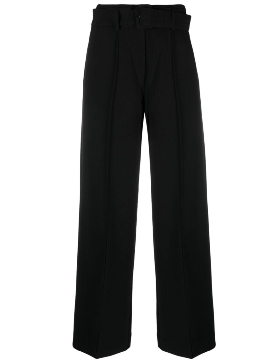 

DKNY прямые брюки с поясом, черный