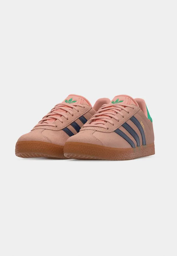Кроссовки gazelle унисекс Adidas Originals, Blush Pink/Night Indigo/Hi Res Green — фото 3