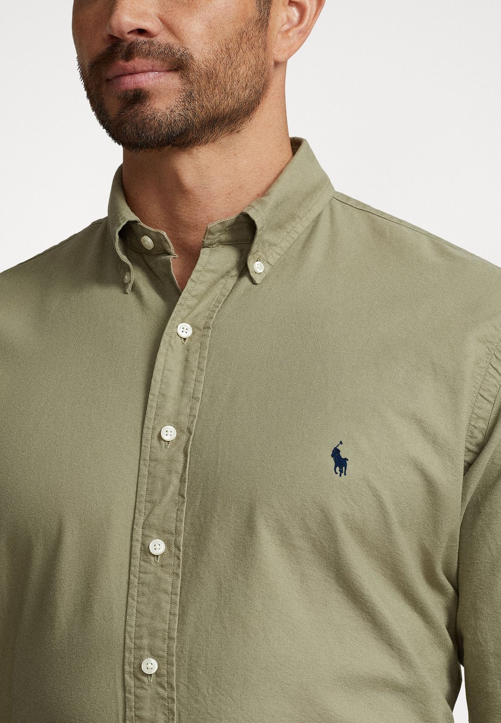 

Рубашка GARMENT DYED OXFORD SHIRT Ralph Lauren, хаки