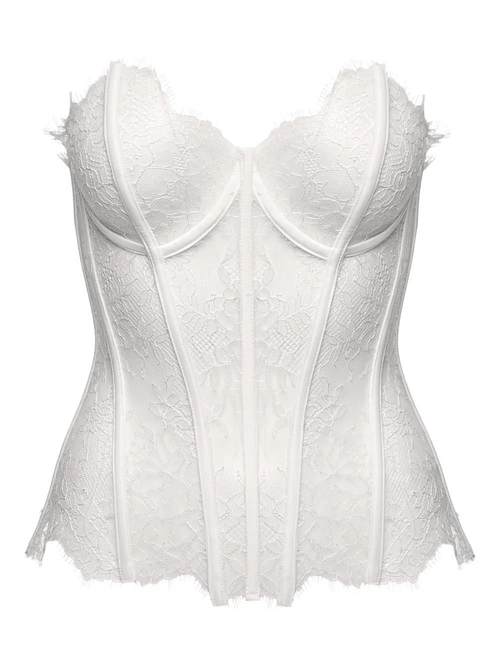 

Кружевной корсет Ana Radu, белый