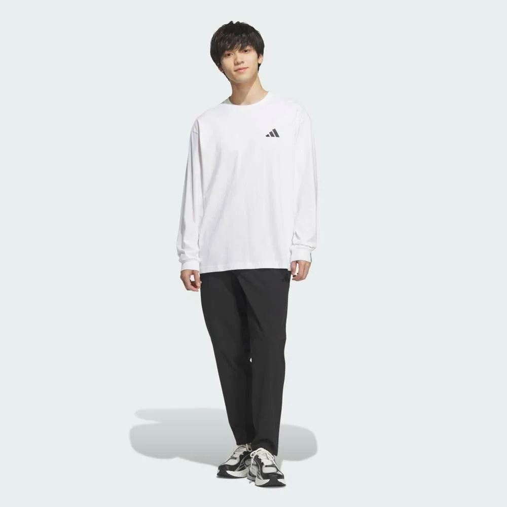 Спортивные брюки Essentials Plus Regular Fit Stretch Woven Ankle-Length Jogger Pants Adidas, black — фото 3