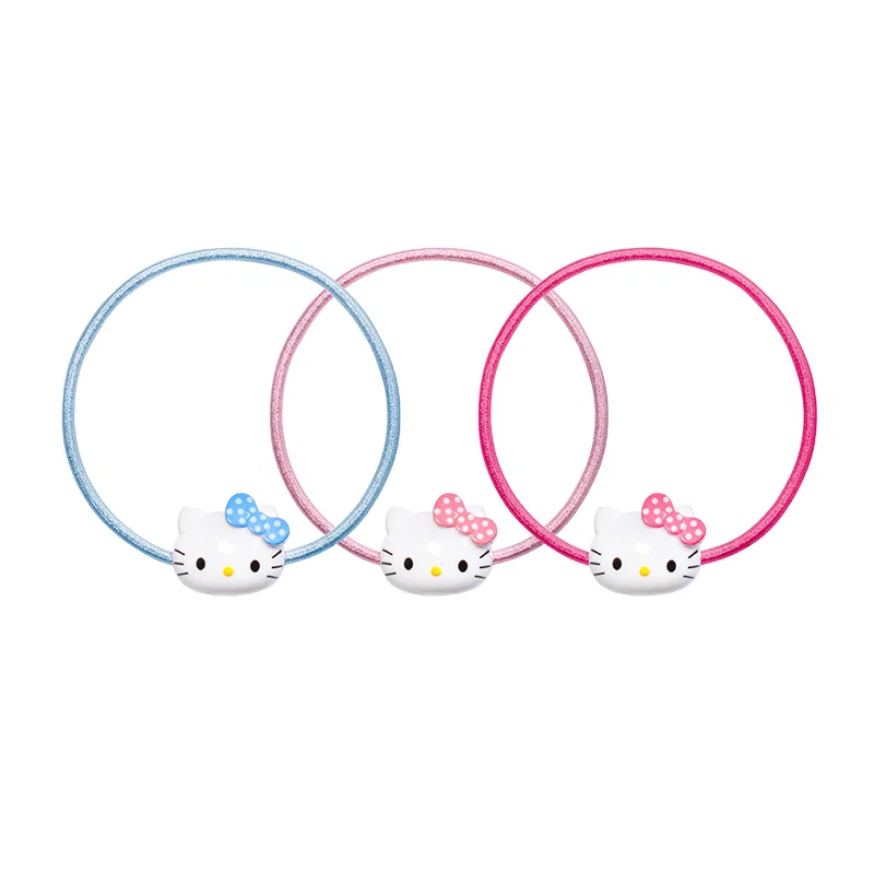 Резинки для волос Hello Kitty Sanrio триколор — фото 3