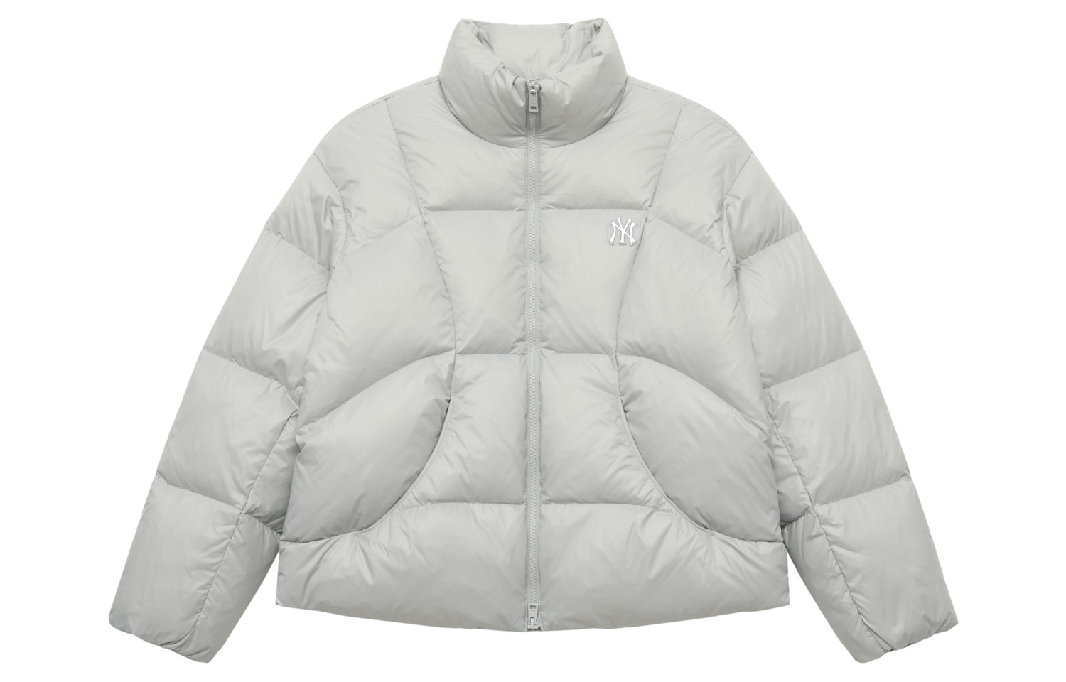 

Нью-Йорк Янкиз Базовой Коллекции FW25 Пуховик Унисекс MLB, светло-серый