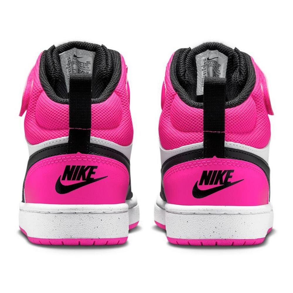 Детские кроссовки Nike Court Borough Mid 2, цвет Game Royal White — фото 4