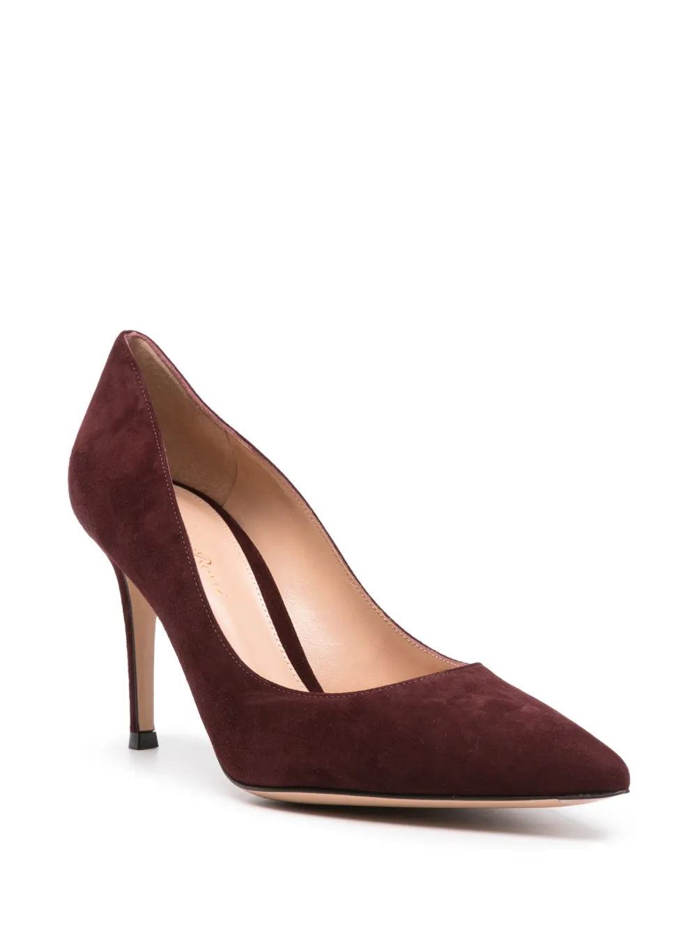Туфли с заостренным носком Gianvito Rossi, коричневый — фото 2