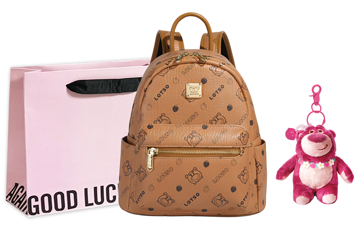

Disney Синтетический кожаный рюкзак средний женский разноцветный, Coffee+Exquisite Shopping Bag