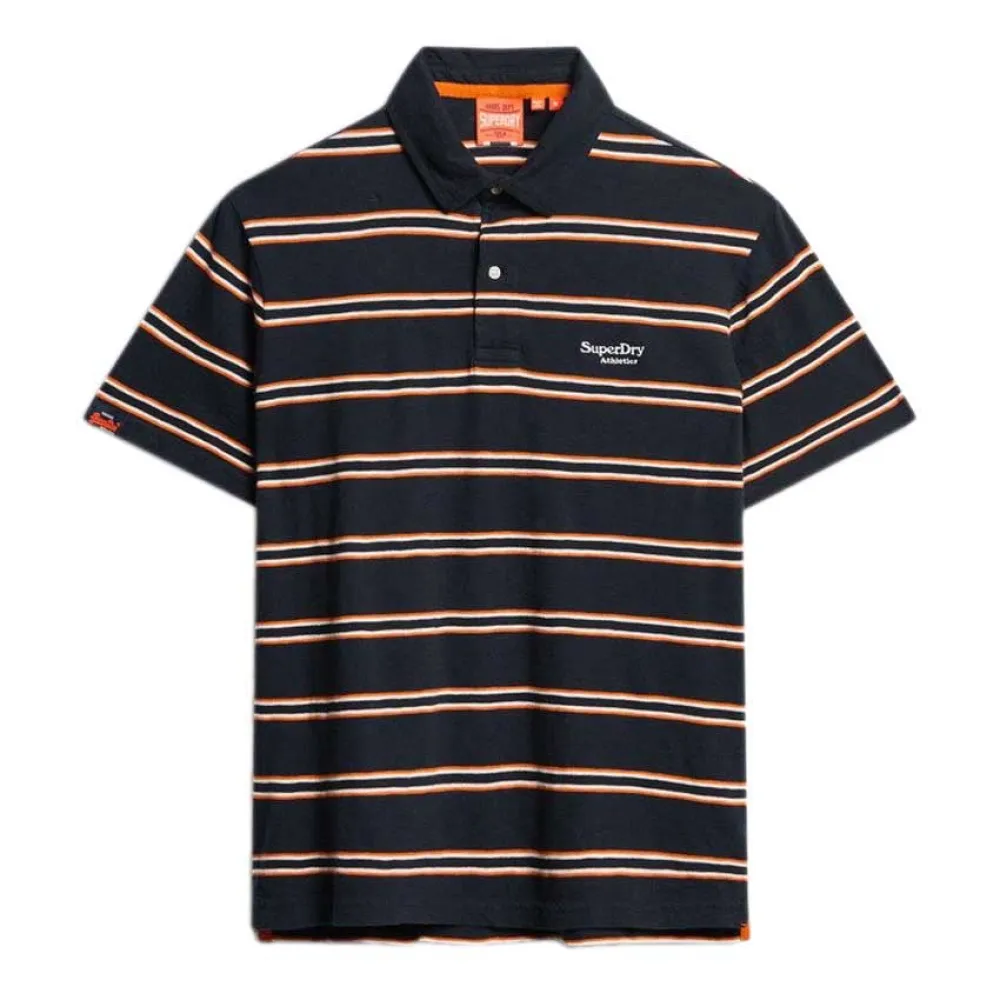 

Поло с коротким рукавом Superdry Lightweight Stripe, синий
