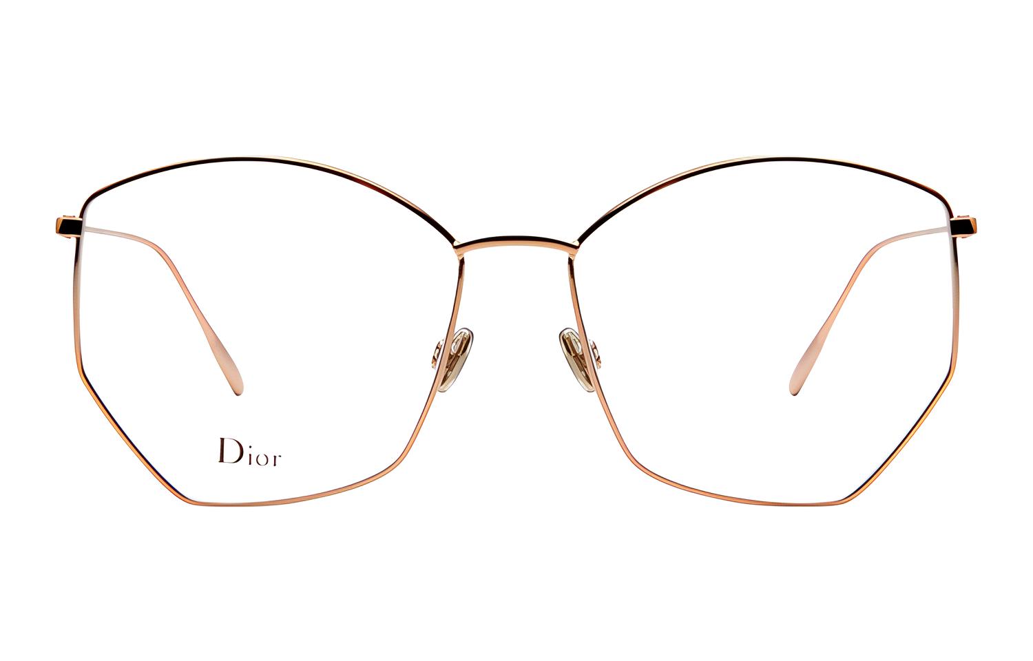 

DIOR Женские очки в розовом золоте, Rose Gold