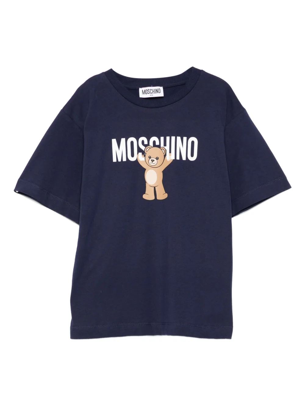 

Футболка с принтом Teddy Bear Moschino Kids, синий