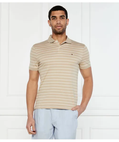 

Футболка поло Regular fit Tommy Hilfiger, бежевый