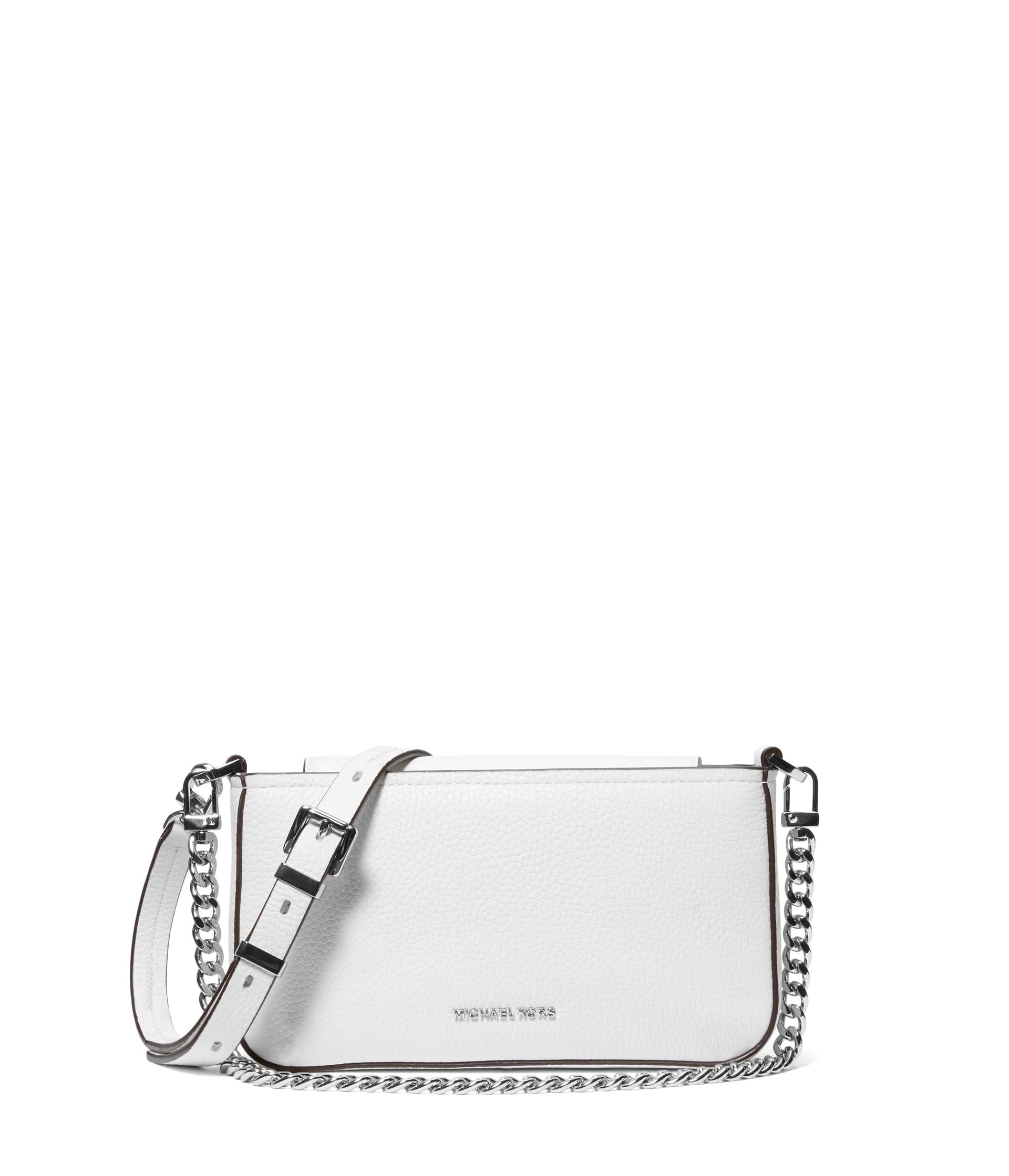 

Сумка кросс-боди MICHAEL Michael Kors Bryant Small Convertible Crossbody Pouchette, цвет Optic White, Белый, Сумка кросс-боди MICHAEL Michael Kors Bryant Small Convertible Crossbody Pouchette, цвет Optic White