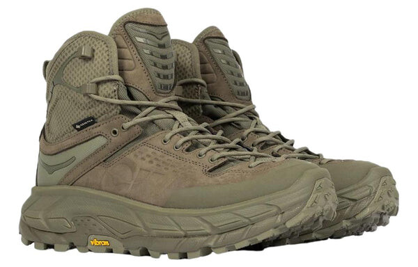 Кроссовки tor ultra high gore-tex 'burnt olive' Hoka One One, зеленый — фото 4