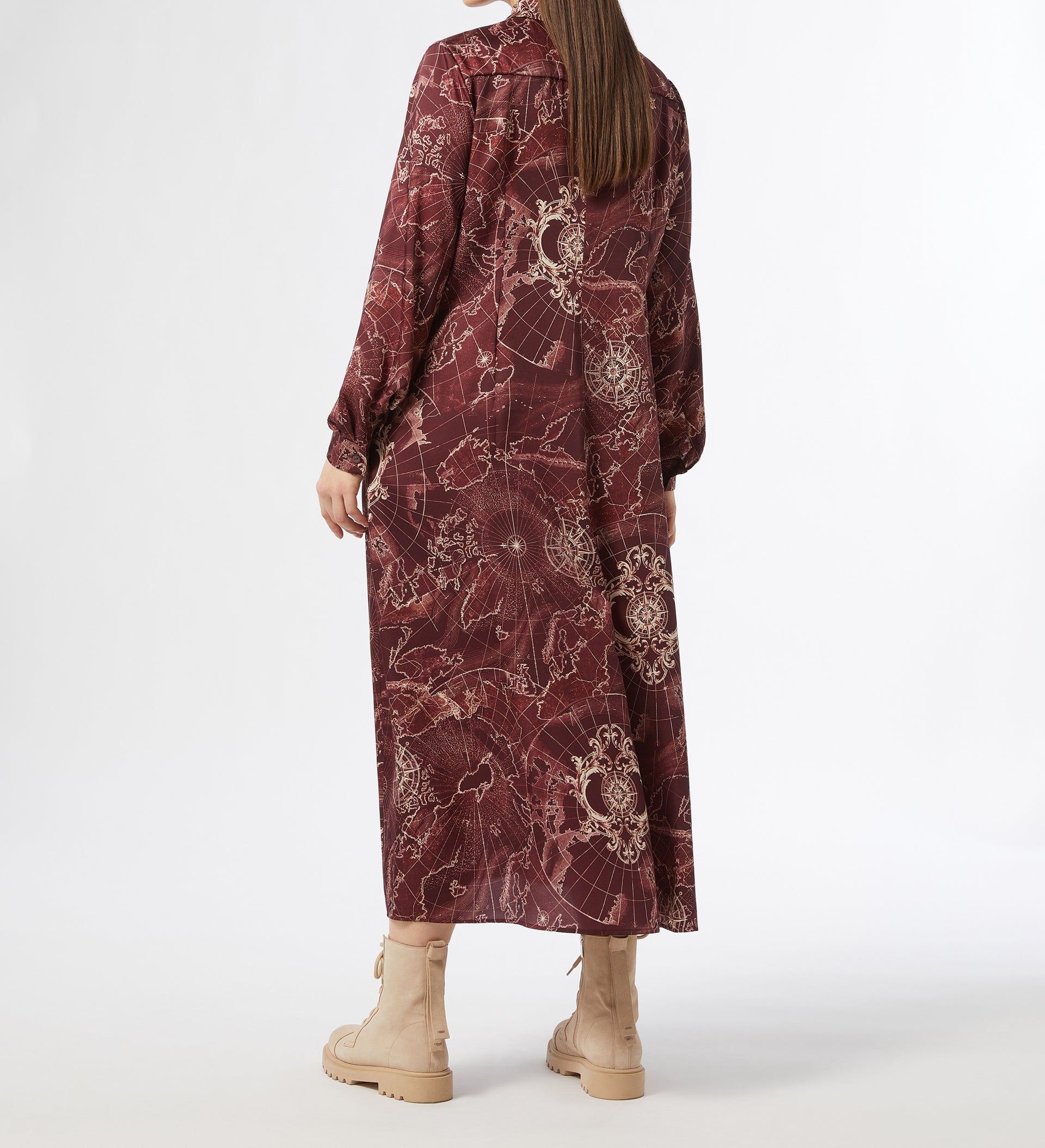 

Платье VERMUT Marina Rinaldi, бордовый