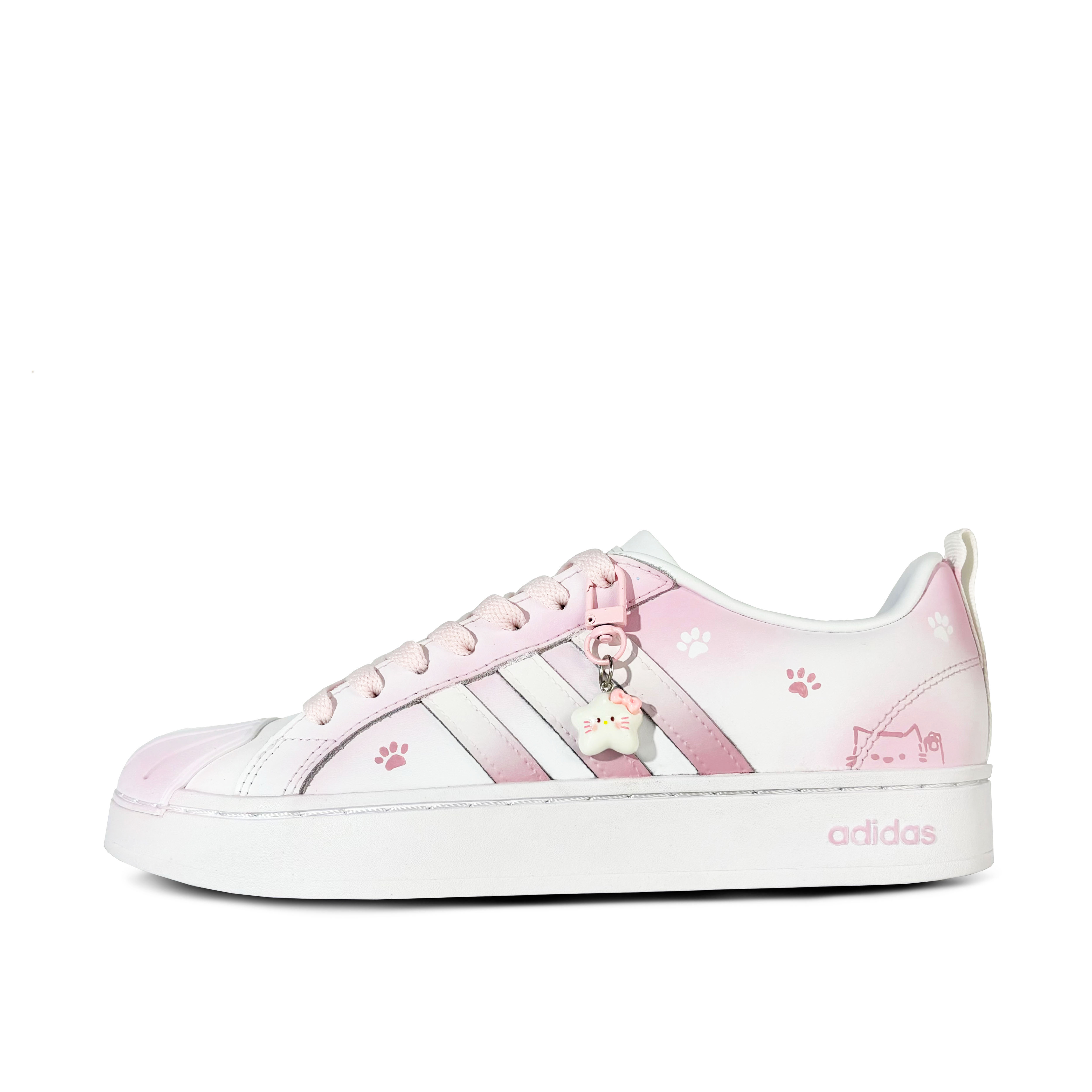 

Кроссовки adidas neo Streetcheck Skateboarding Shoes Women's Low-top White/pink, цвет Dreamy Meow Star