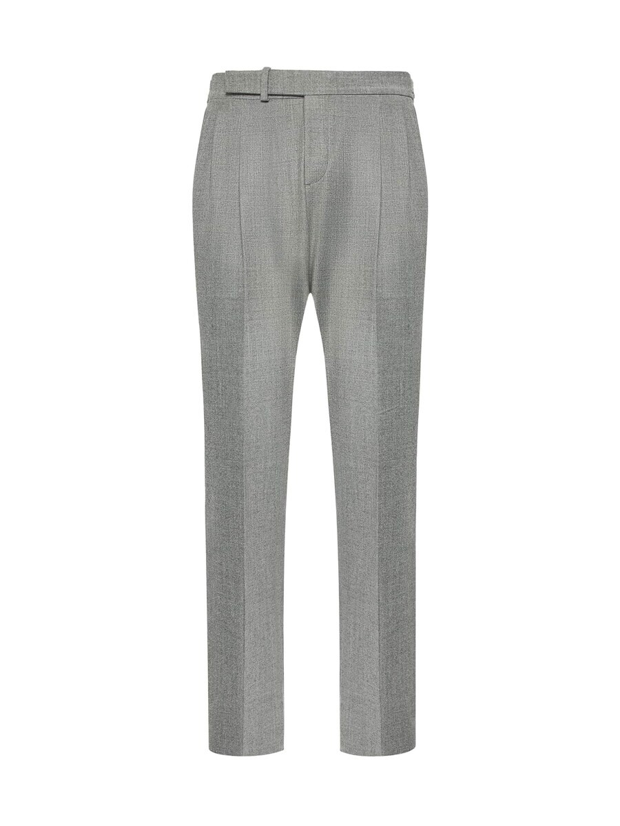 

Тканевые брюки Boggi Milano Regular Pleat-Front Pants, пятнистый серый