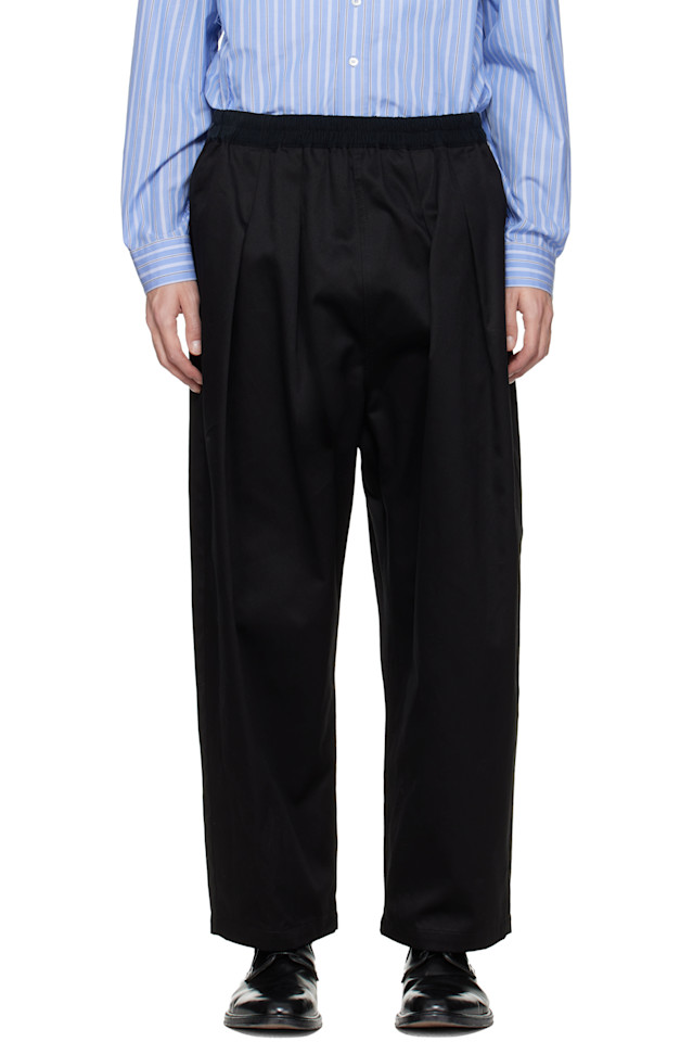 

Хлопковые брюки Maison Margiela, черный