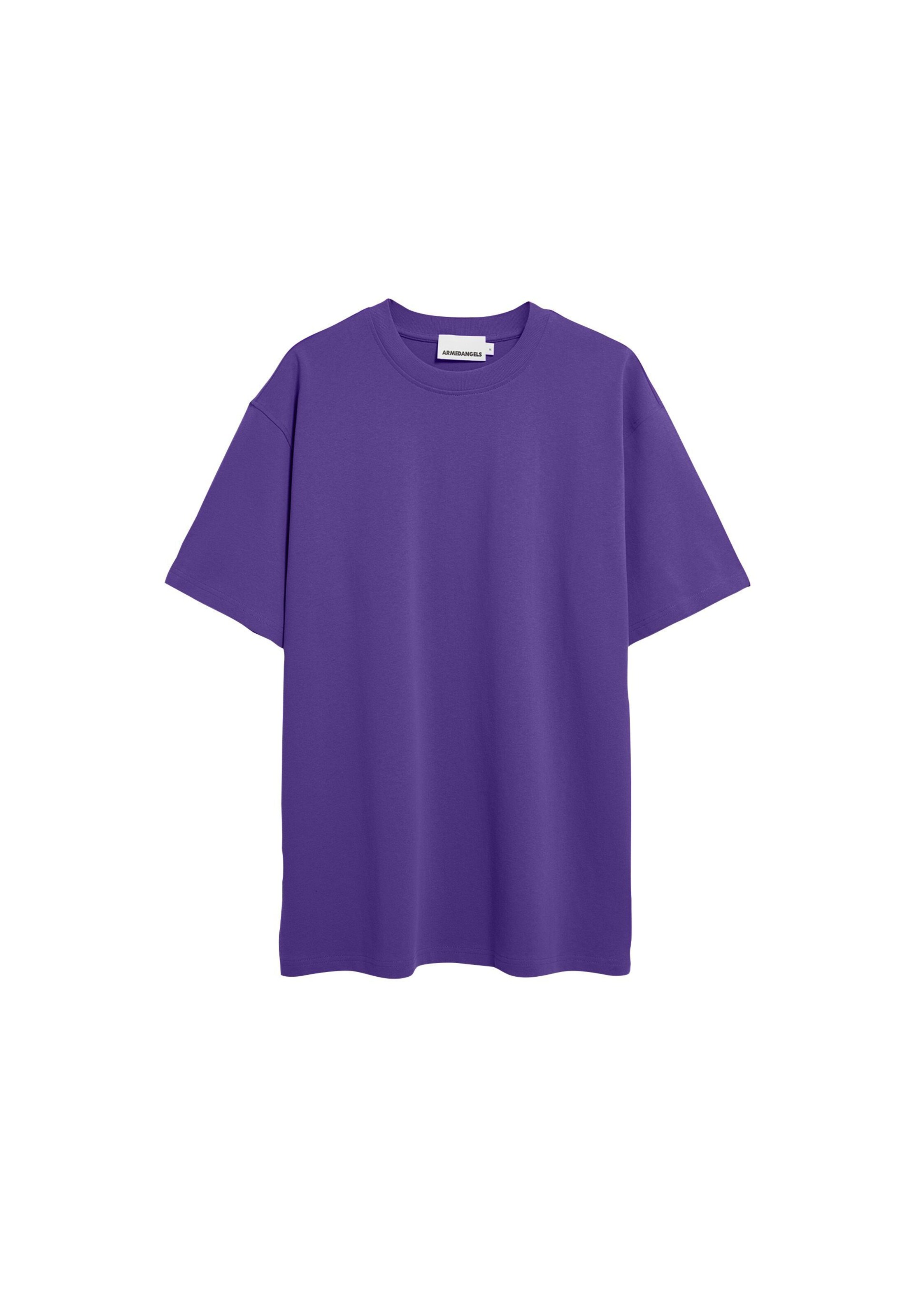 

ARMEDANGELS Футболка 'MAARKOS' в фиолетовом цвете