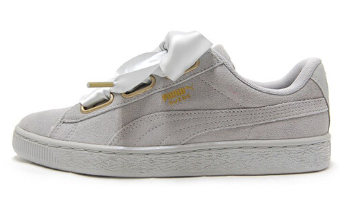 

Кроссовки PUMA Suede Heart Satin Low Tops Skateboarding Shoes Unisex Gray, Серый, Кроссовки PUMA Suede Heart Satin Low Tops Skateboarding Shoes Unisex Gray