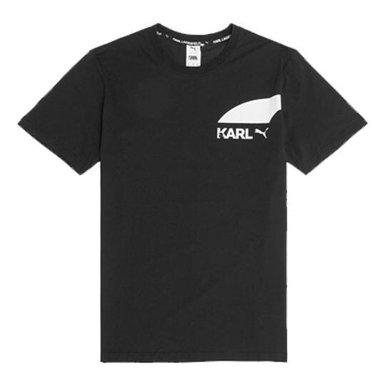 

Футболка fendi crossover round neck short sleeve black Puma, черный