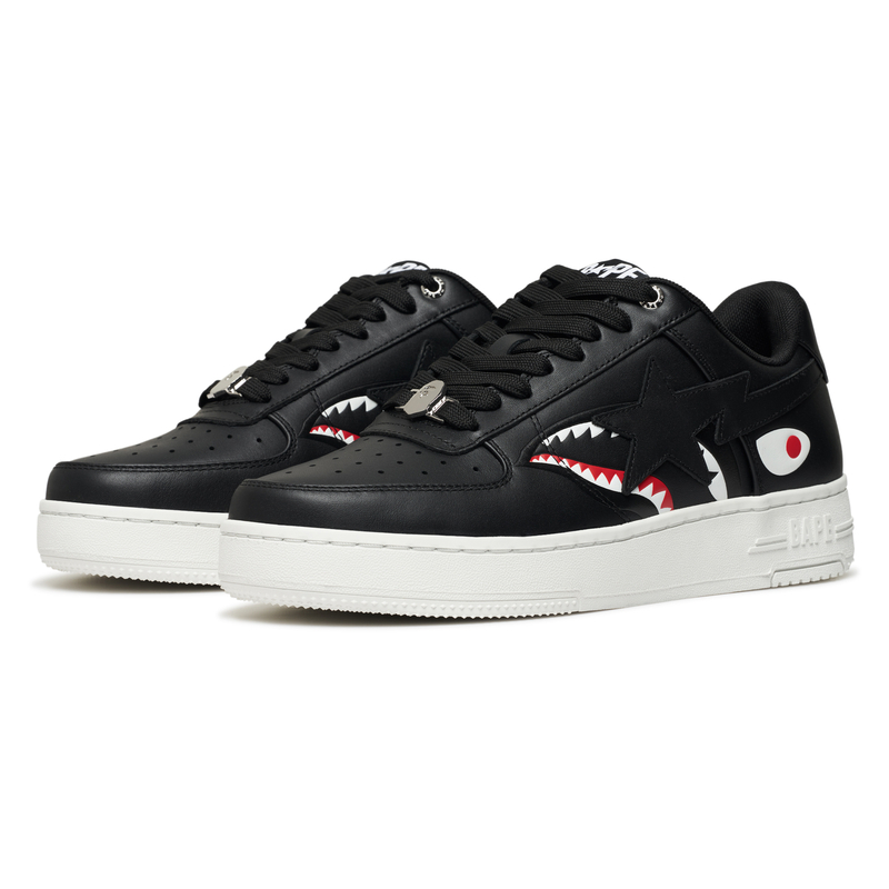 Мужские низкие кроссовки для скейтбординга A BATHING APE, черный bkx — фото 3