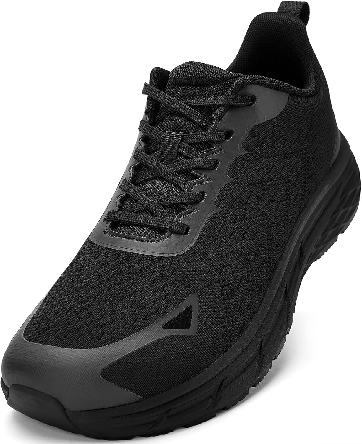 

Мужские кроссовки Akk с широкой носочной частью - ходовые кроссовки с очень широкой колодкой, удобные спортивные кроссовки для бега, тенниса, джоггинга, тренировок в спортзале при отеках, мозолях и плантарном фасциите, черный