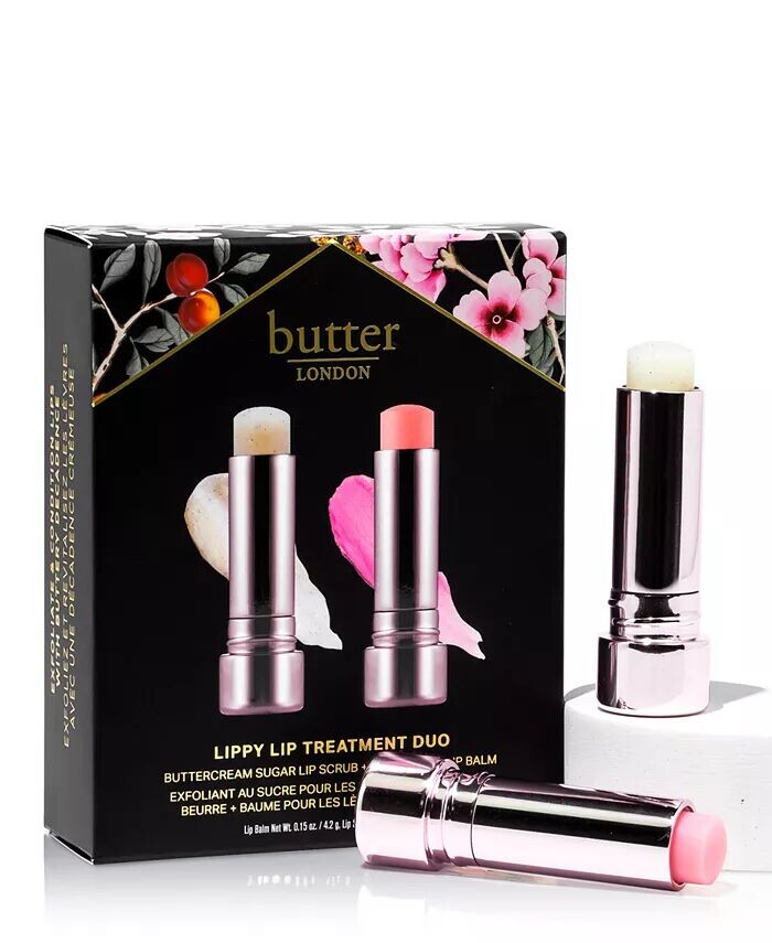 

2 шт. Набор для ухода за губами Lippy Butter London