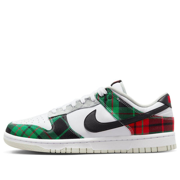 

Кроссовки dunk low premium 'tartan plaid' Nike, белый