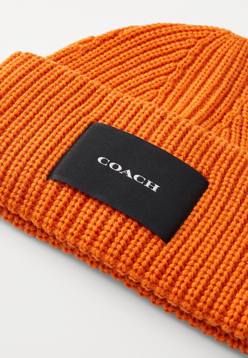 

Шапка PATCH BEANIE COACH, оранжевый