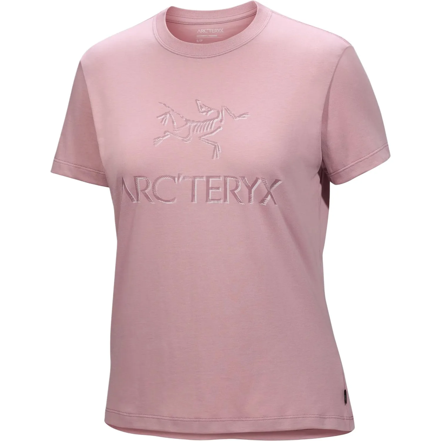 Футболка Arc'Word женская Arcteryx, Shell Chestnut Powder/Deep Shell Chestnut Powder/Bliss/Dk Bliss
